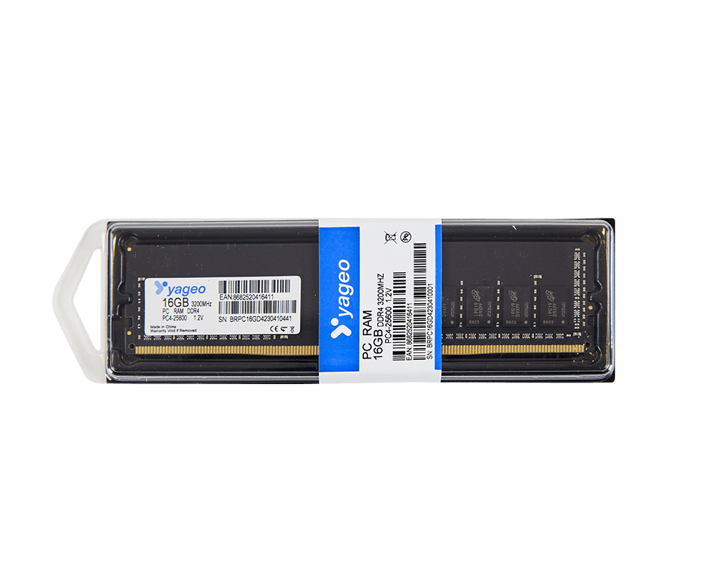 YAGEO 16GB DDR4 3200 MHZ PC RAM 1.20V PVC BOX