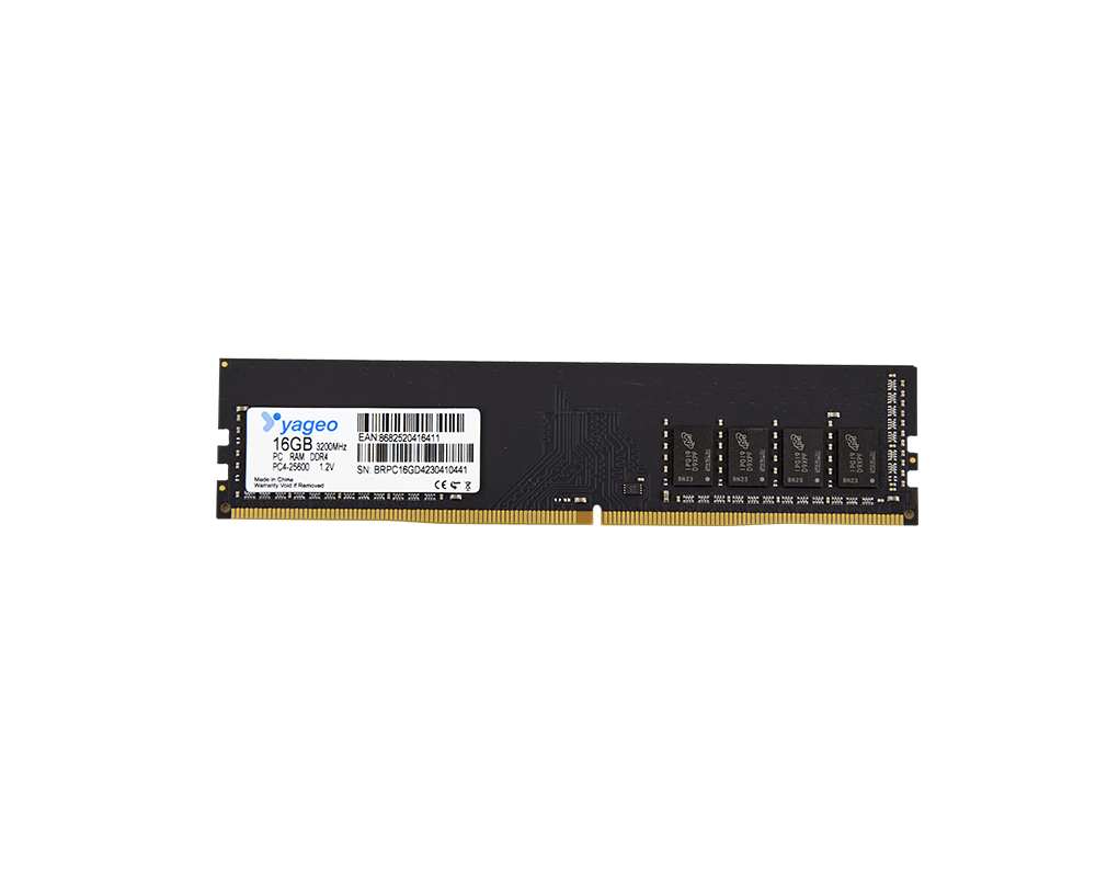 YAGEO 16GB DDR4 3200 MHZ PC RAM 1.20V PVC BOX