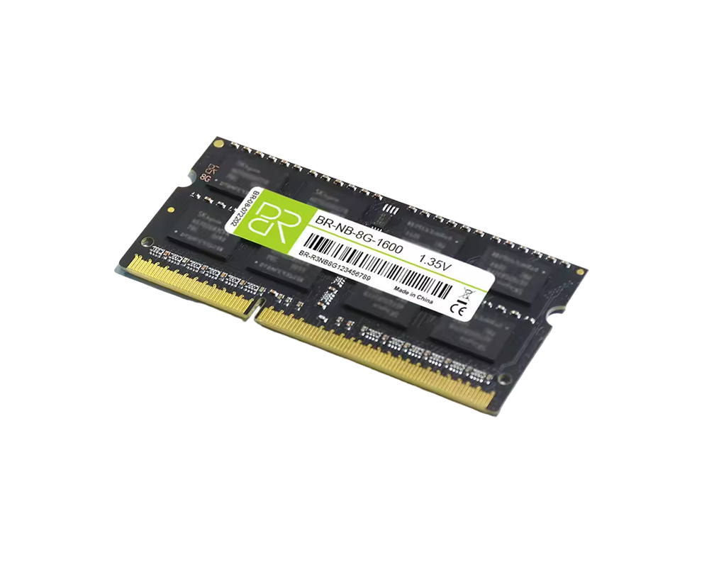 BR 8GB DDR3 1600Mhz Notebook Ram 1.35V Tray Pack