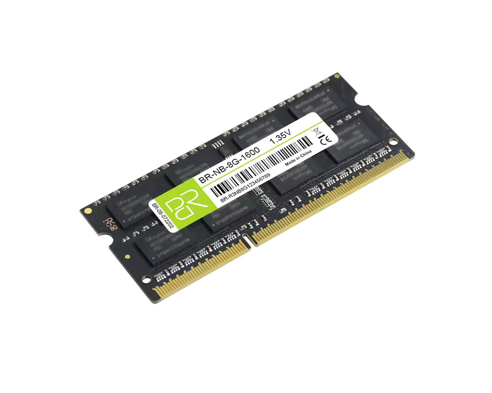 BR 8GB DDR3 1600Mhz Notebook Ram 1.35V Tray Pack