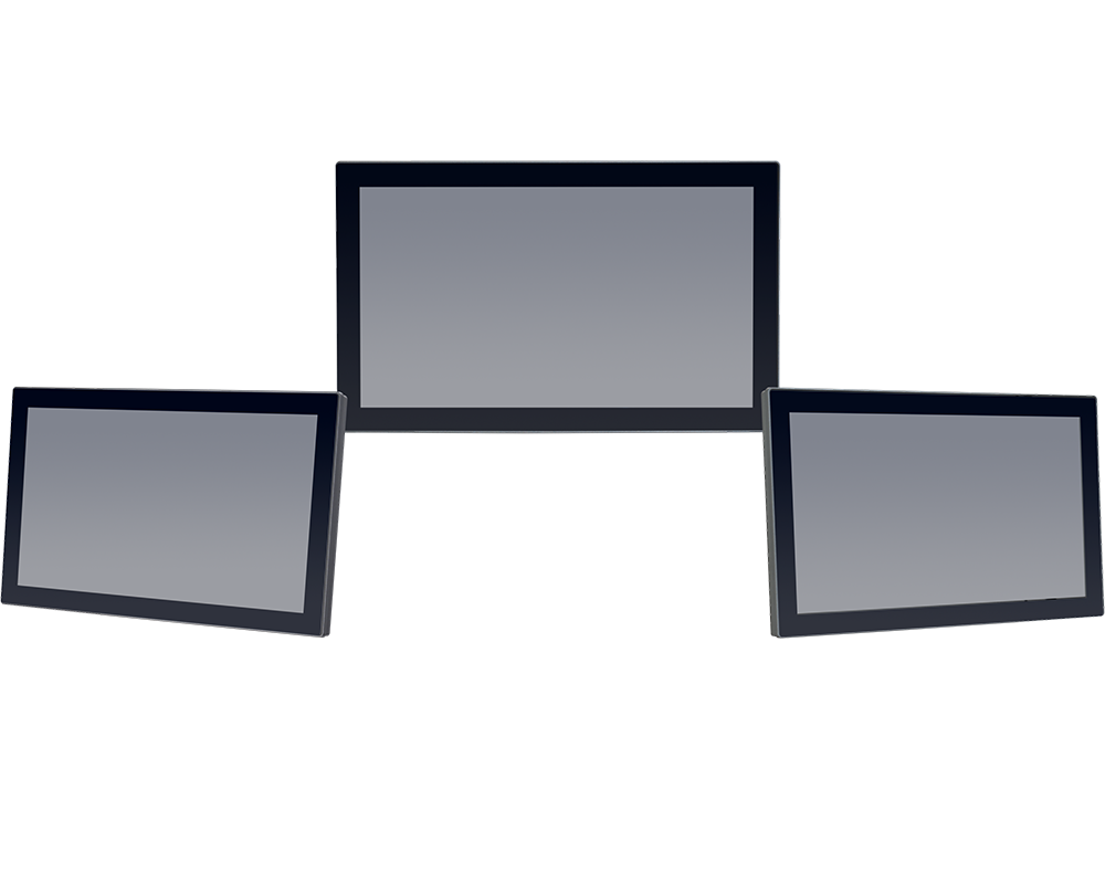 QUANMAX TCH-1850NT 18.5” VGA HDMI DVI ENDUSTRIYEL MONITOR