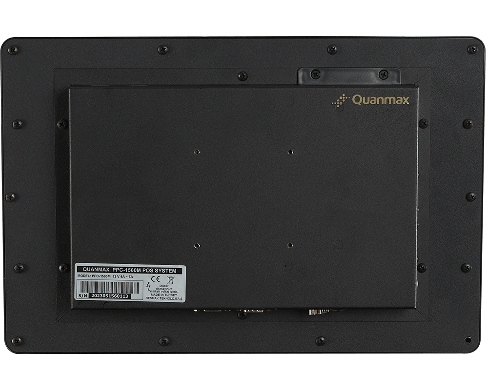 QUANMAX PPC-1560M 15.6” ENDUSTRIYEL PANEL PC I7 10610U 16GB DDR4 512GB NVMe SSD WI-FI