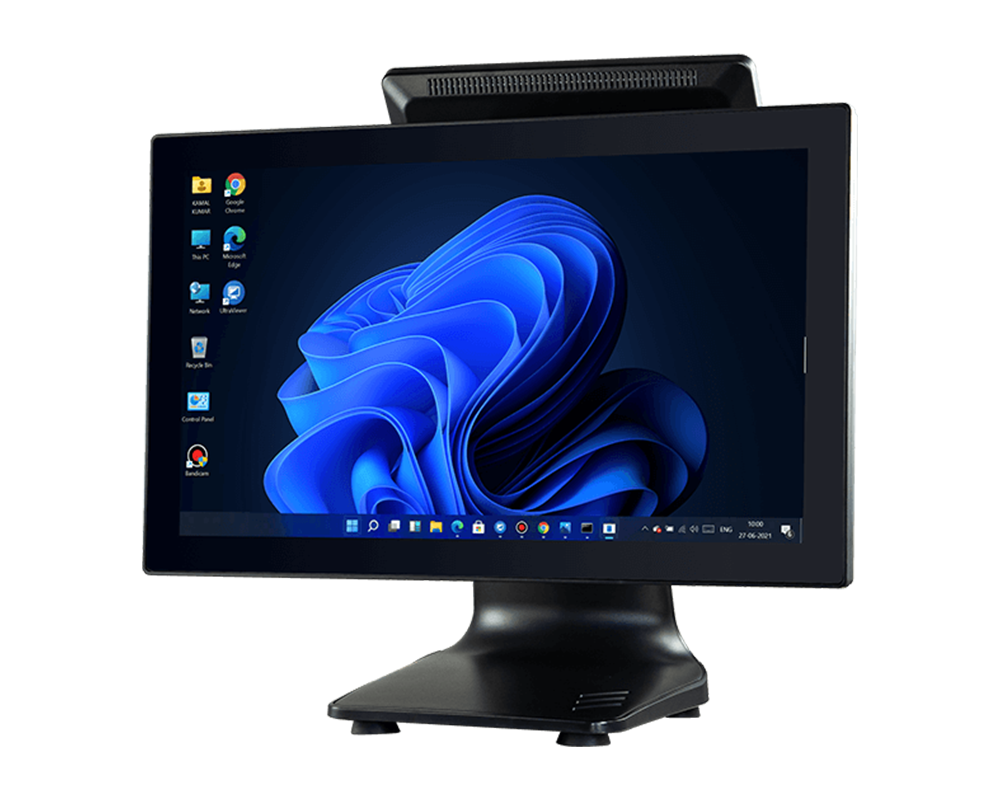 ONEGA ONG-1850 18.5” ALL IN ONE MULTI-TOUCH POS I5 10210U 8GB DDR4 256GB NVMe SSD 10.1”M.EKRANLI