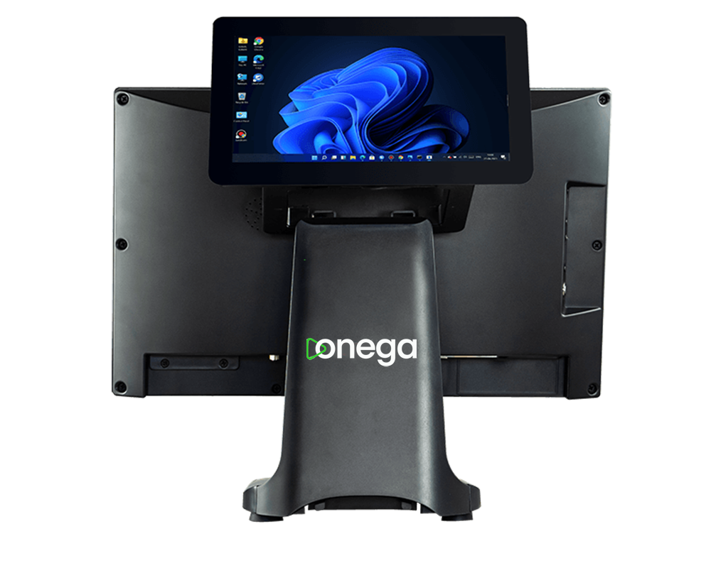 ONEGA ONG-1850 18.5” ALL IN ONE MULTI-TOUCH POS I5 10210U 16GB DDR4 256GB NVMe SSD 10.1”M.EKRANLI